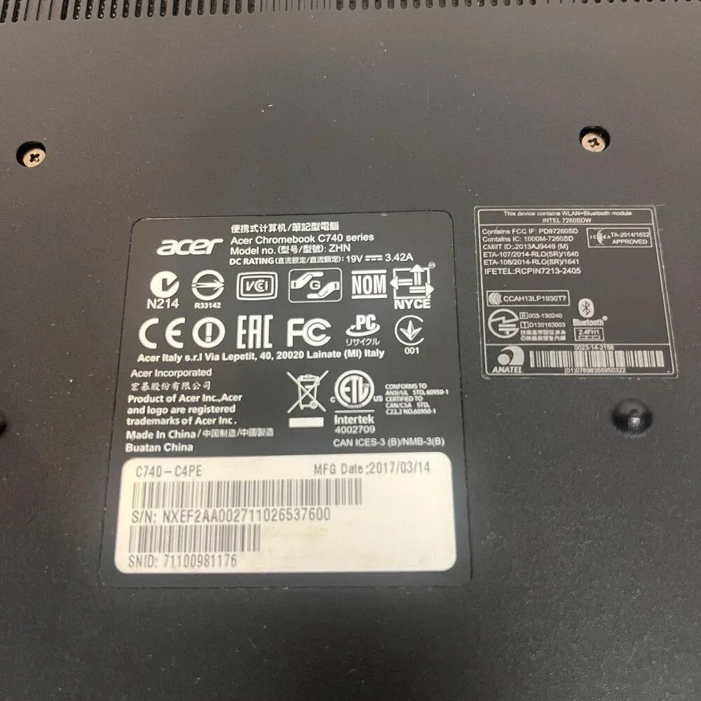 Acer C740-C4PE 11.6